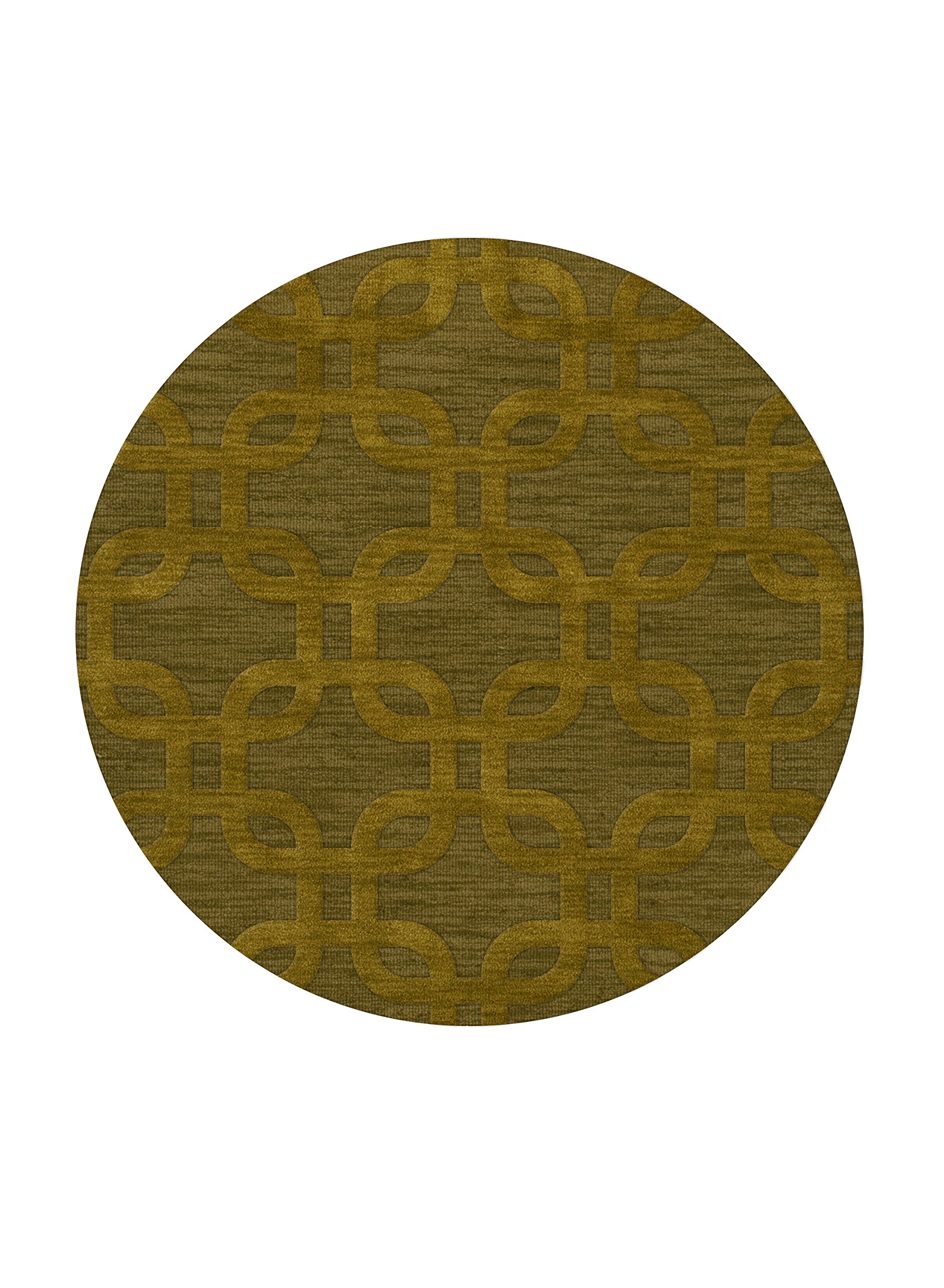 Dalyn Rugs Dover DV7 8' Round Area Rug in Avocado Green - Perfect for Living Room, Bedroom, or Dining Room Decor