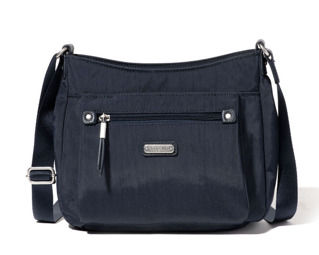 Baggallini Uptown RFID Blocking Crossbody Bag with Wristlet - Secure Travel Purse for Women, Perfect for Everyday Use, Shopping & Commuting