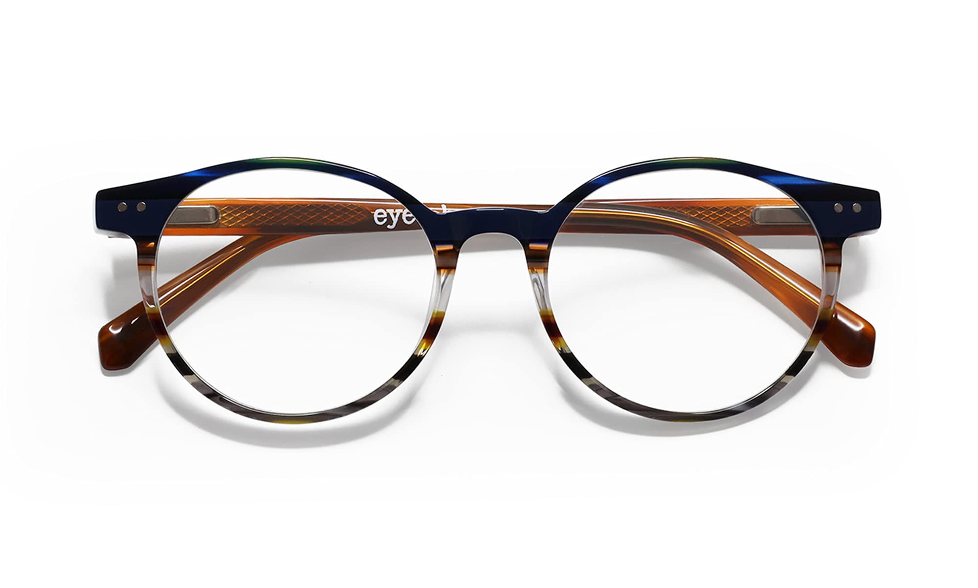 Premium Reading Glasses for Men & Women - Eyebobs Case Closed (Wide) Round Frame for Wide Faces | Sizes 0.0x-4.0x | Perfect for Office Work, Reading & Computer Use