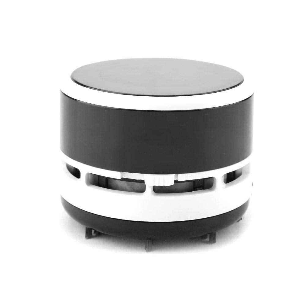 Hilitand Mini Desktop Vacuum Cleaner - 3 Colors, Cute Keyboard Dust Sweeper for Home & Office (8050-Black) | Perfect for Cleaning Keyboard, Desk, Car & Small Spaces