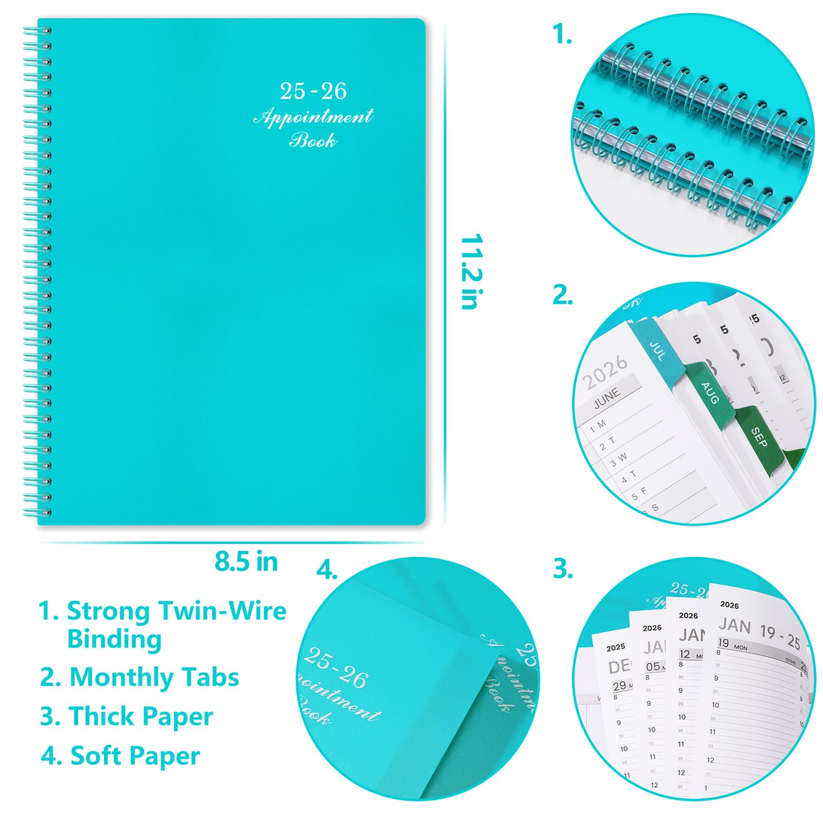 2025-2026 Weekly Planner with Spiral Binding - 9
