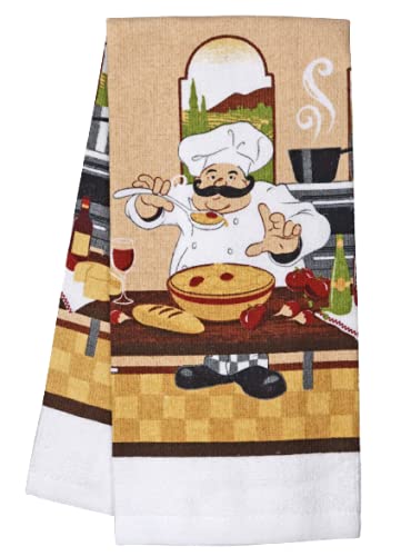 Premium Chef-Themed Kitchen Set - Heat Resistant Oven Mitts, Pot Holders & Absorbent Kitchen Towels for Cooking, Baking & Home Decor | Perfect Gift for Chefs & Home Cooks
