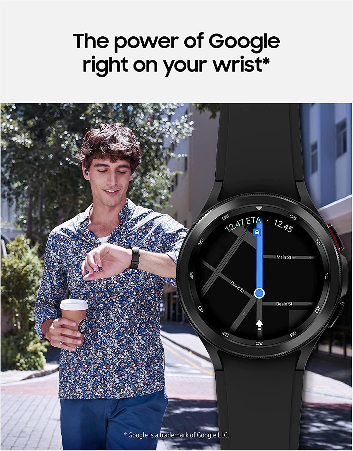 Samsung Galaxy Watch 4 Classic 46mm Smart Watch with GPS, WiFi, Bluetooth - International Version (Silver) | Fitness Tracker, Heart Rate Monitor, Sleep Tracking for Men & Women | Perfect for Workouts, Running, Swimming & Daily Use