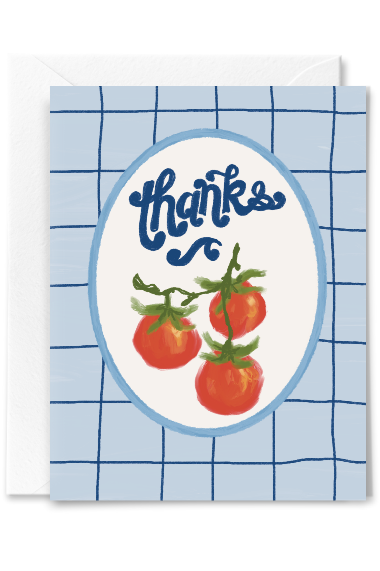 Tomato Thank You Card - Blank Inside for Birthday, Wedding, Anniversary - Perfect for Gifts & Greetings
