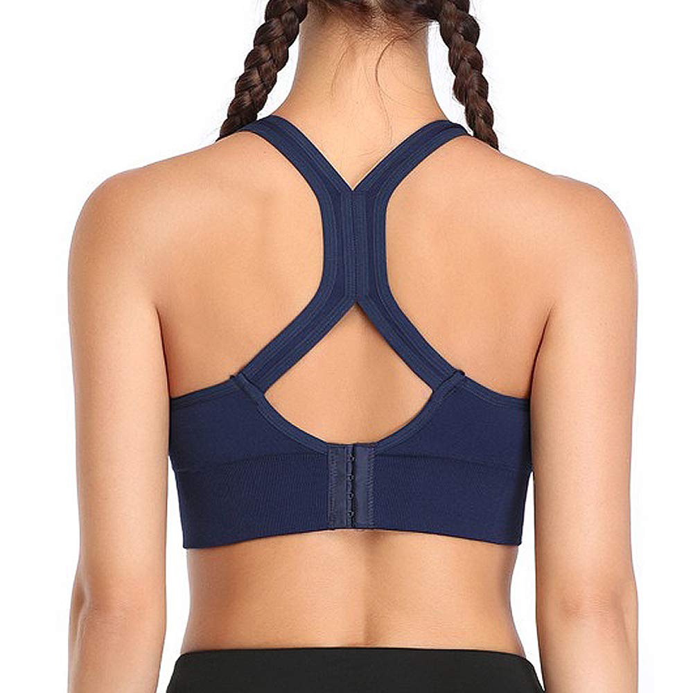 High Impact Sports Bras for Women - Racerback Padded Workout Bras, Yoga & Fitness Support, Comfortable Multipack - Perfect for Running, Gym Training & High-Intensity Workouts