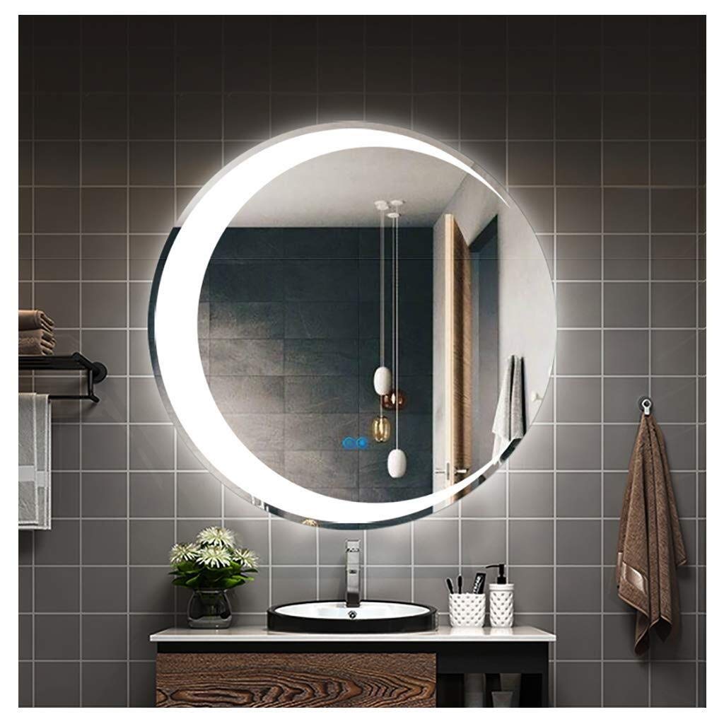 Smart LED Bathroom Mirror with Anti-Fog & Touch Control - 27.56