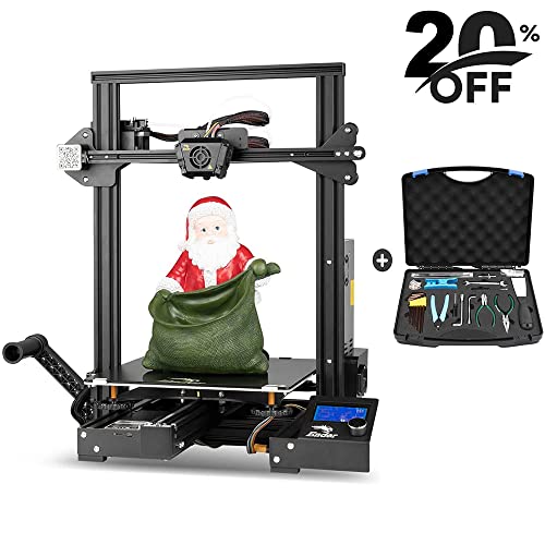 Official Creality Ender 3 Max 3D Printer with Meanwell Power Supply & Silent Board - Large Build Volume 300x300x340mm, 1-Year Warranty, Includes 3D Printer Tool Kit for Home, Office & DIY Projects