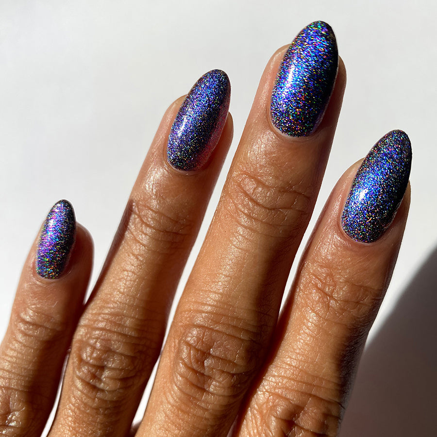 Wormhole Nail Polish - Long Lasting Galaxy Nail Lacquer with Glitter - Perfect for Parties, Cosplay & Special Occasions