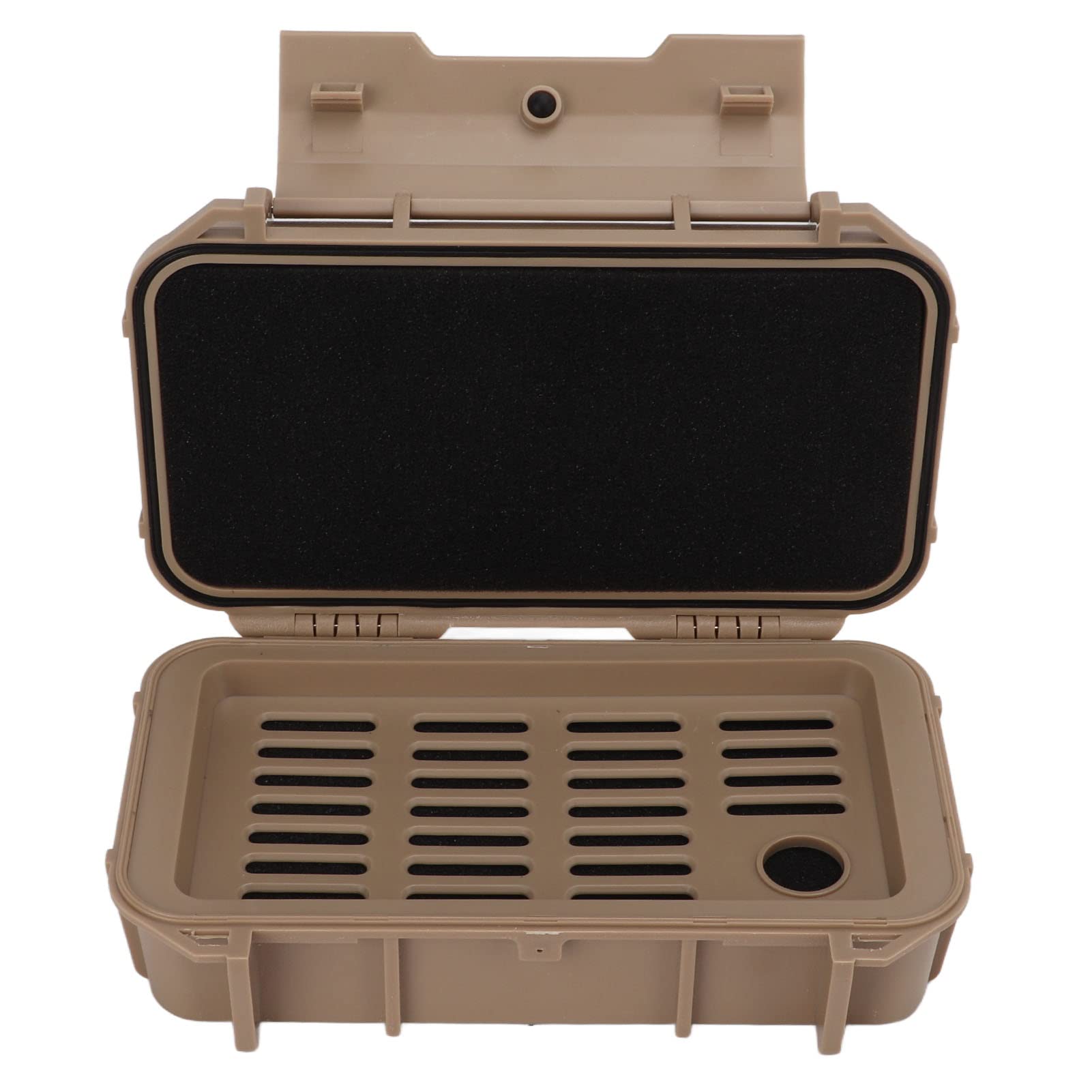 Durable ABS Plastic Waterproof Tool Box with Sponge Insert - Heavy Duty, Wear-Resistant Storage Case for Outdoor, Workshop & DIY Tools - Perfect for Construction, Camping & Home Repair