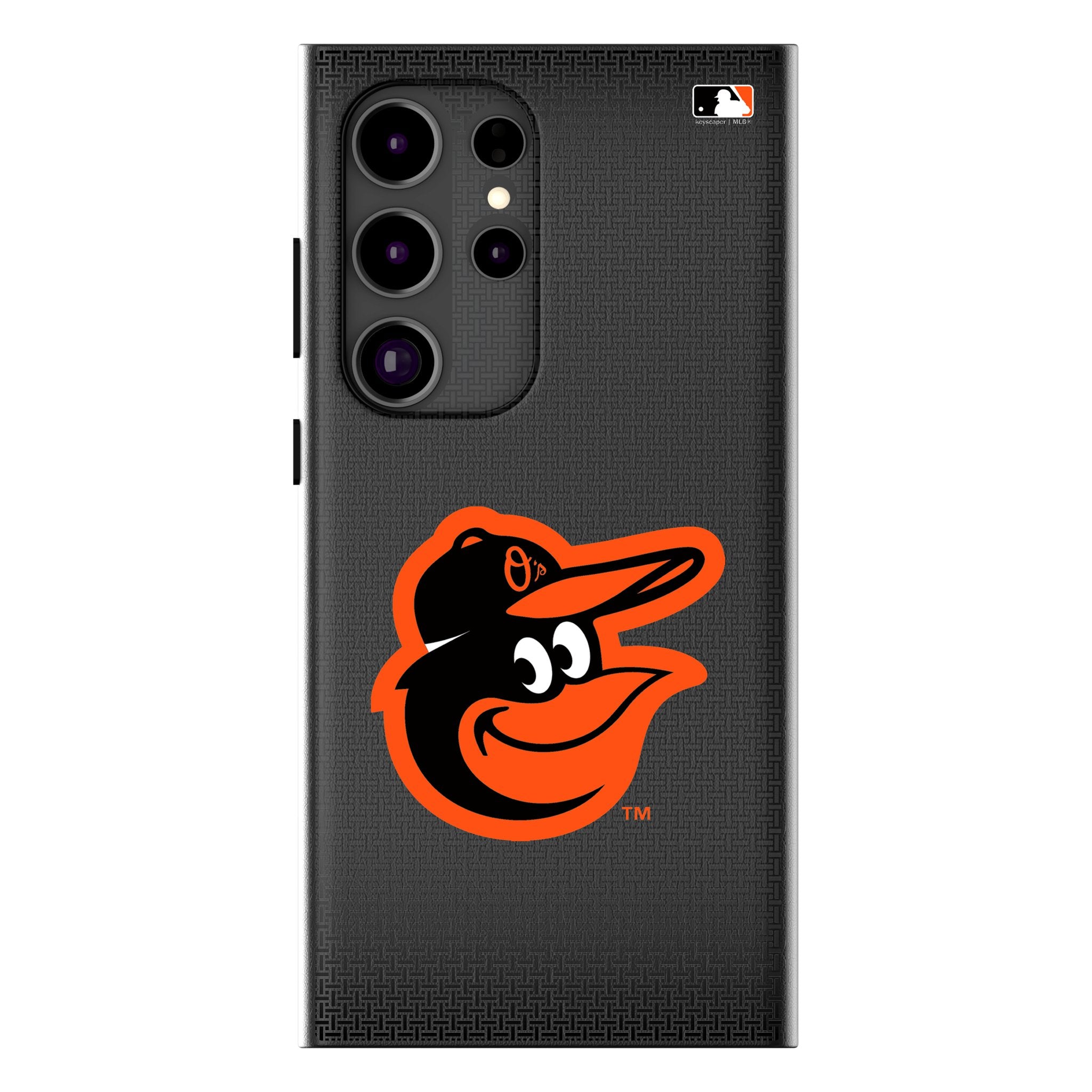 Baltimore Orioles MagSafe Compatible Phone Case for Samsung Galaxy - Durable & Stylish Linen Design for Baseball Fans - Perfect for Game Days & Everyday Use