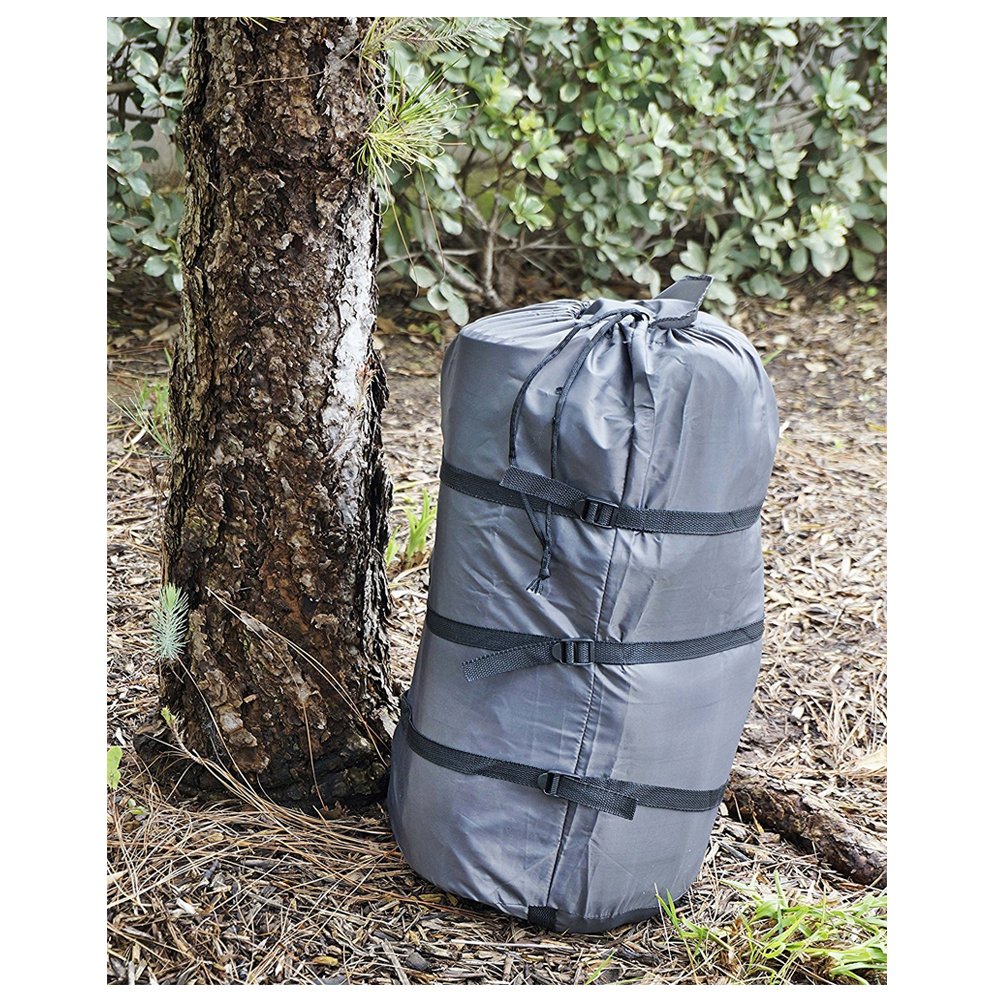 3X Lightweight Camping Compression Stuff Sack - Waterproof Sleeping Bags Storage Organizer for Hiking, Backpacking & Outdoor Gear - Compact Travel Accessories for Sports Equipment