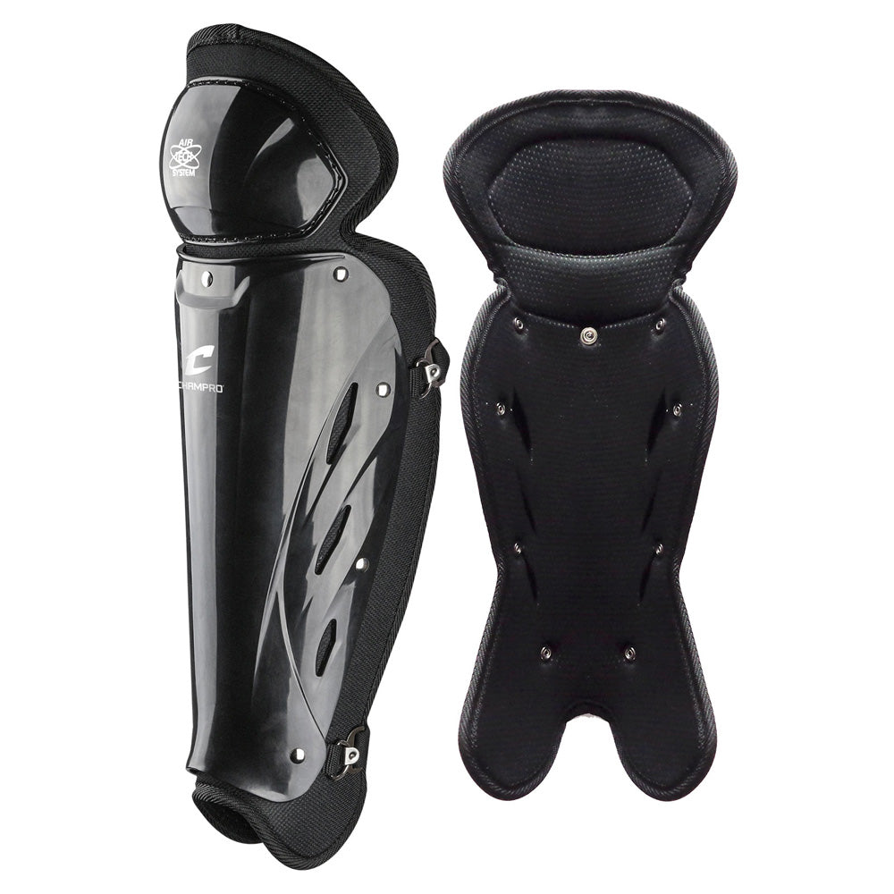 Champro Umpire Single Knee Leg Guard - Baseball & Softball Umpire Protective Gear for Safe Game Officiating