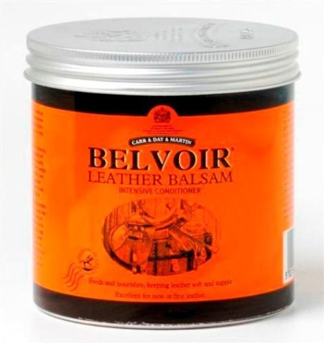 Carr Day & Martin Belvoir Leather Balsam Intensive Conditioner - 500ml Leather Care for Boots, Bags & Furniture | Deep Conditioning & Protection for Premium Leather Goods