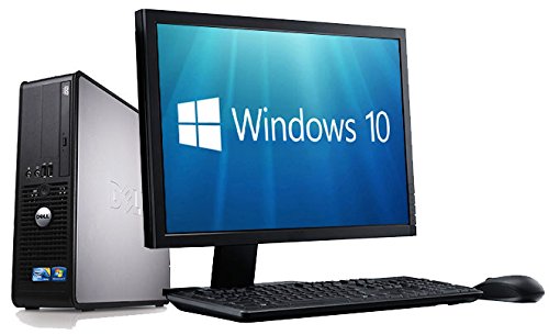 Dell 21.5in Monitor & Dell 780 Dual Core Desktop PC Bundle - 4GB RAM, 1TB HDD, WiFi, Windows 10 64-Bit (Renewed) - Perfect for Home Office, Remote Work & Business Computing