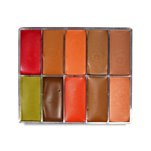 Maqpro Fard Creme Palette PP02/N02 - 15ml Professional Makeup Cream Palette for Contouring & Highlighting - Perfect for Bridal, Photo Shoots & Stage Makeup
