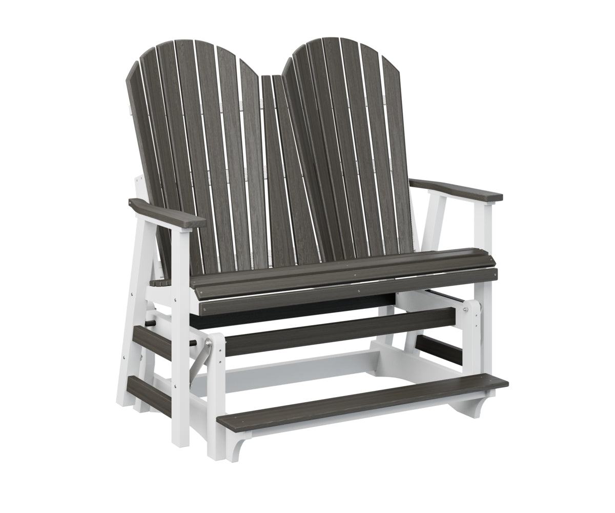 Berlin Gardens ComfoBack Double Counter Glider - Outdoor Patio Swing Bench for Porch, Garden, Deck & Backyard Relaxation