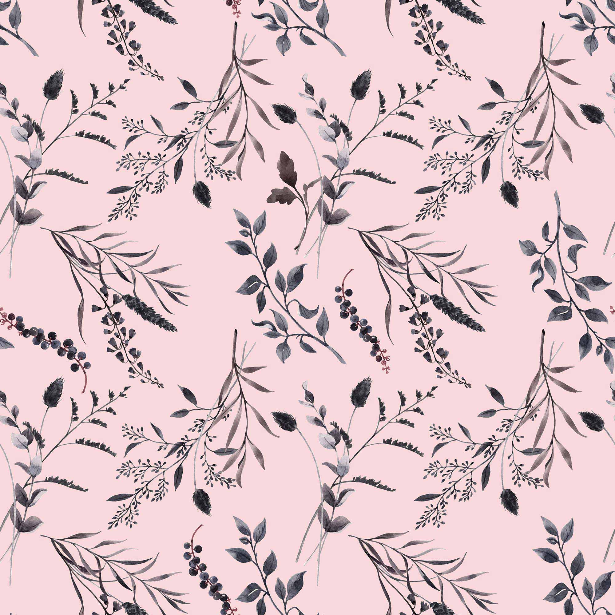 Pink Floral Wallpaper Sample for Bedroom Decor - Peel & Stick Removable Wall Mural - Perfect for Nursery, Accent Walls & Home Renovation