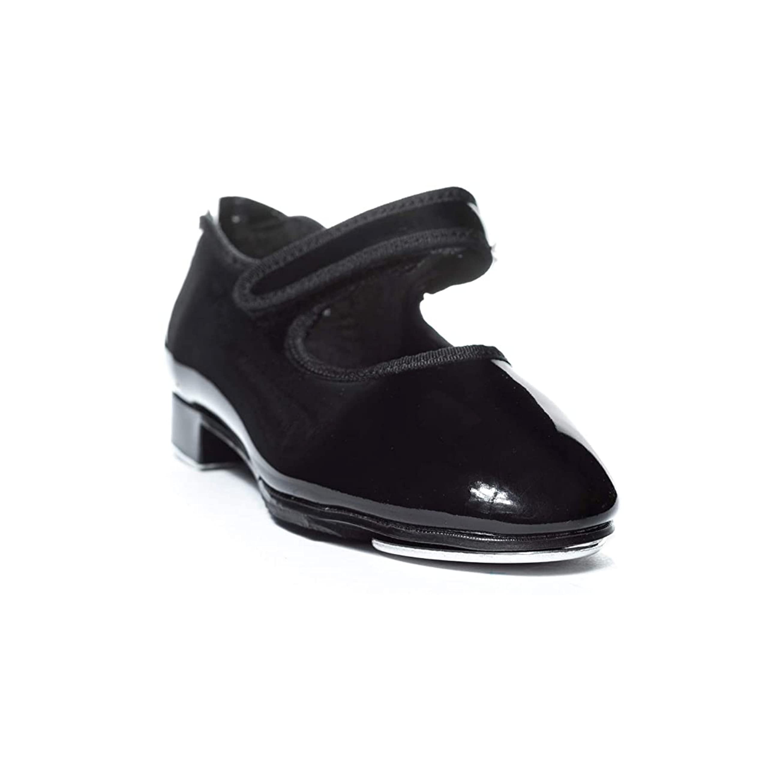 Girls Velcro Strap Tap Dance Shoes - Comfortable & Adjustable for Ballet, Jazz, and Theatrical Performances