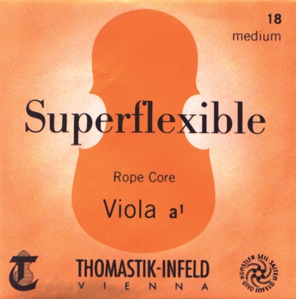 Thomastik Superflexible Viola Strings - G Silver Wound Rope Core for Soft & Warm Tone | Perfect for Classical, Orchestral & Solo Performances