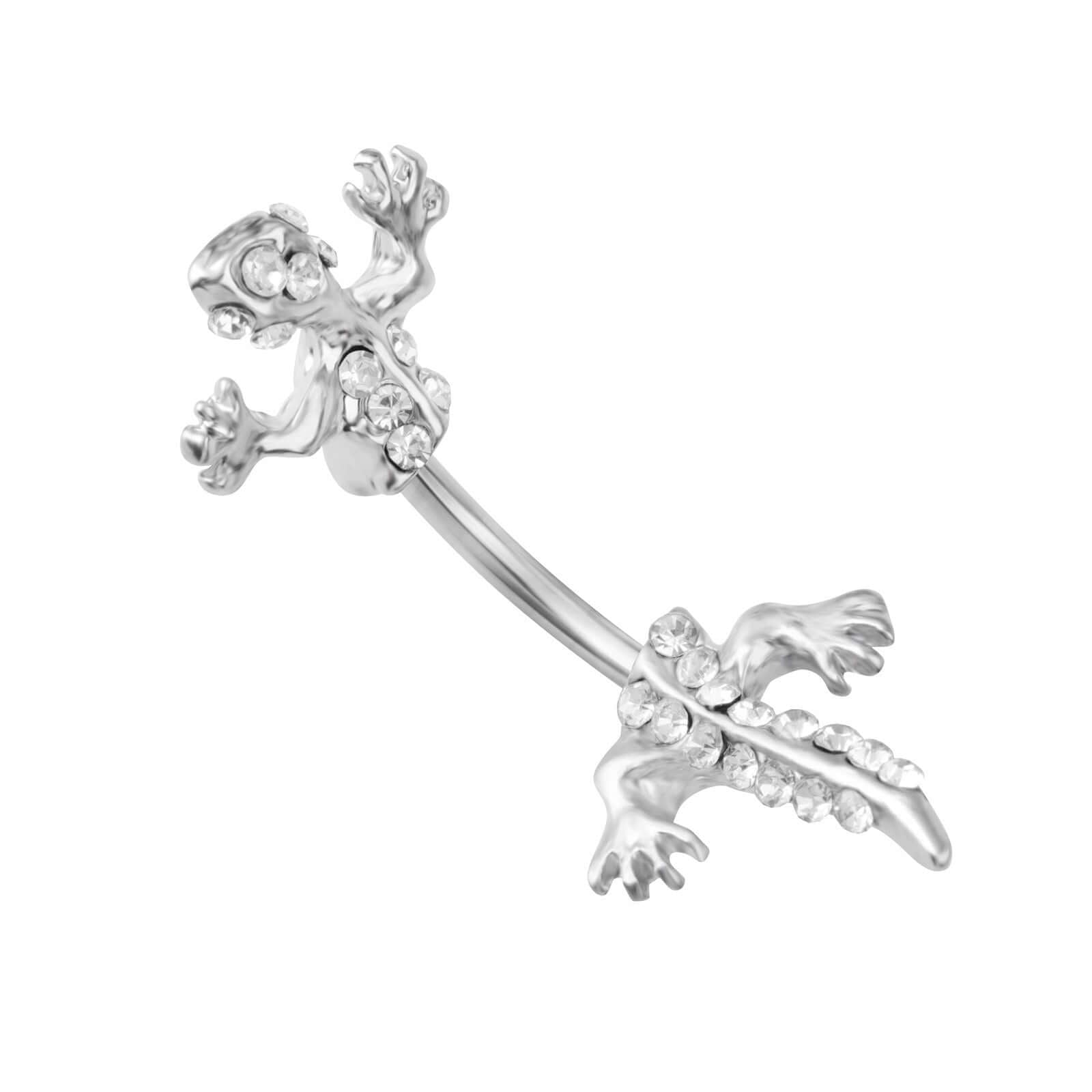Insect Gecko Lizard Belly Button Rings | AS101 | Unique Body Jewelry for Piercing Enthusiasts & Alternative Fashion Lovers