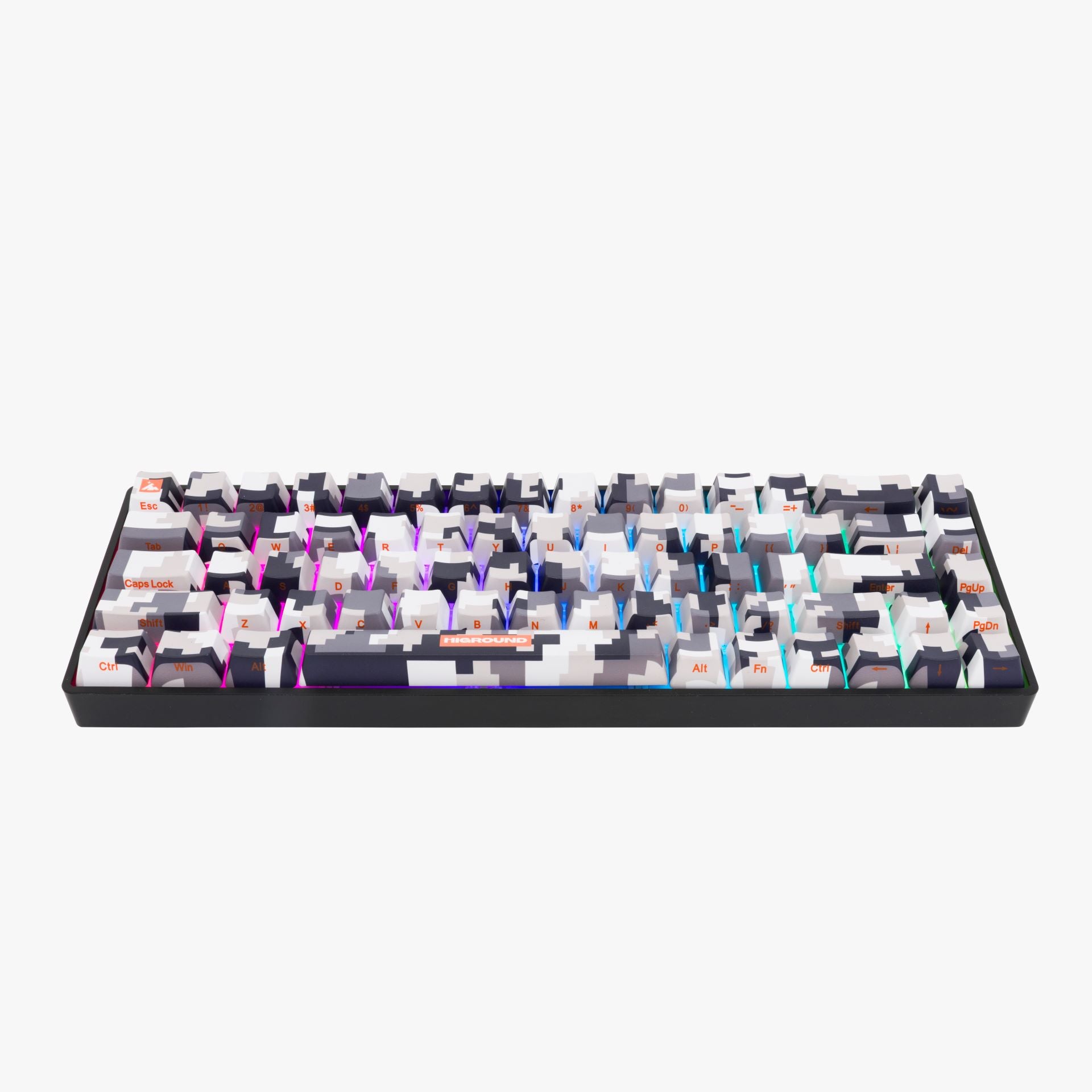DIGICAMO Basecamp 65 Mechanical Keyboard - ARCTIC White | Compact 65% Layout, Hot-Swappable Switches, RGB Backlit | Perfect for Gaming, Office Work & Programming