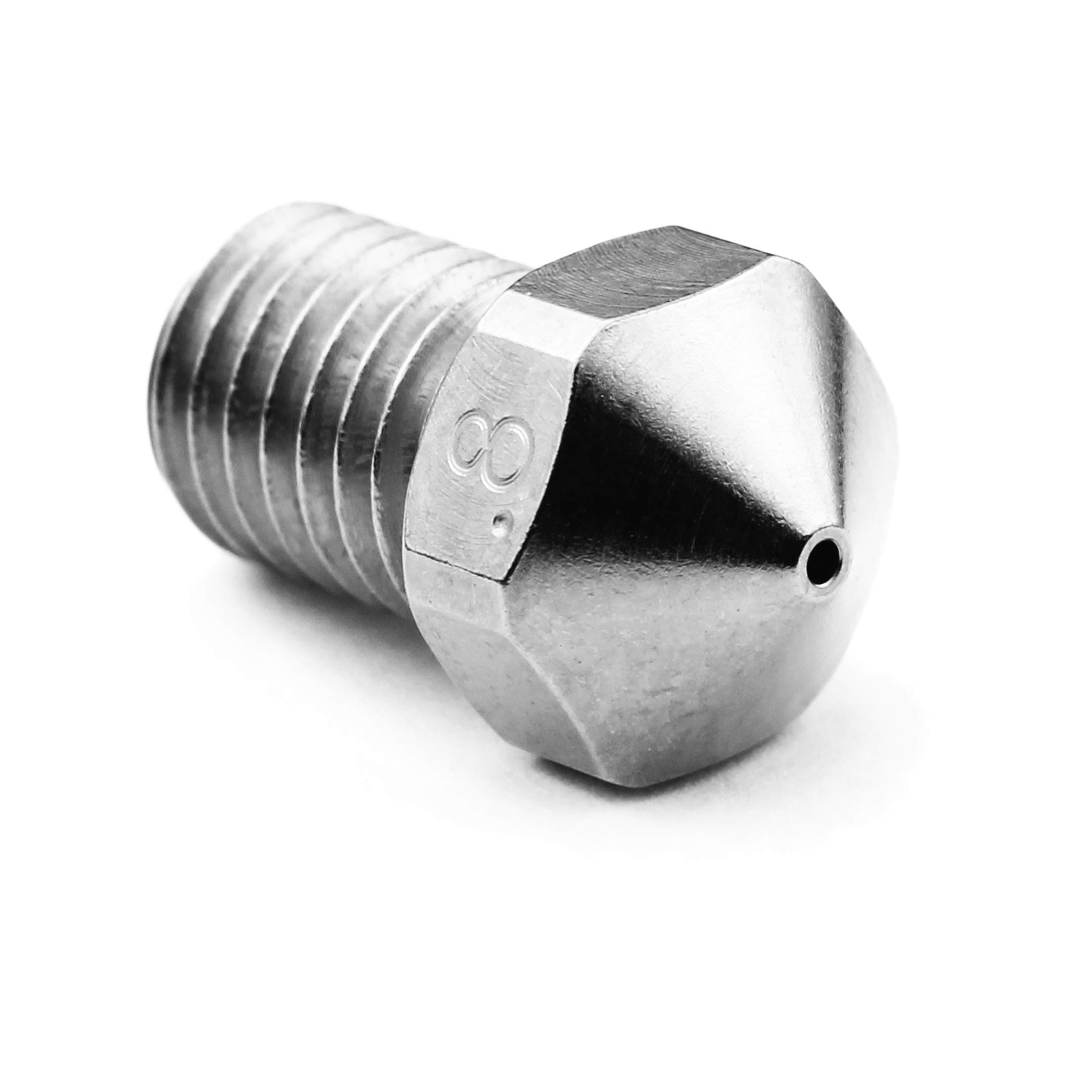 Micro Swiss Plated A2 Tool Steel Nozzle (.8mm) - Wear Resistant for Dremel Digilab 3D45 & Idea Builder 3D Printers - Perfect for High-Temperature Printing and Long-Lasting Performance