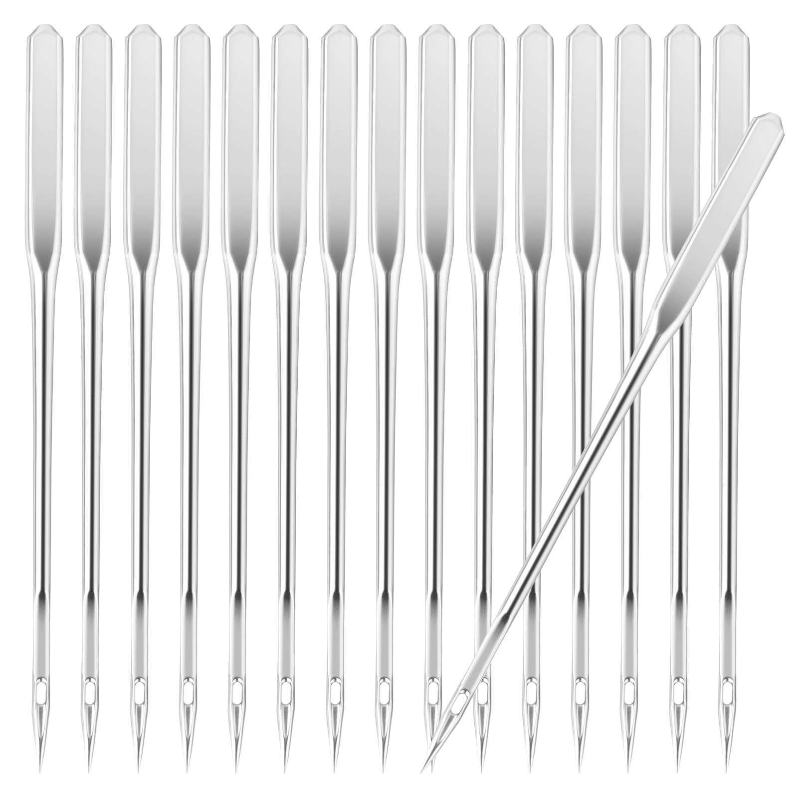 100Pcs 90/14 Universal Heavy Duty Sewing Machine Needles - Regular Point Needles for Singer, Brother & More | Perfect for Quilting, Denim & Home Sewing Projects