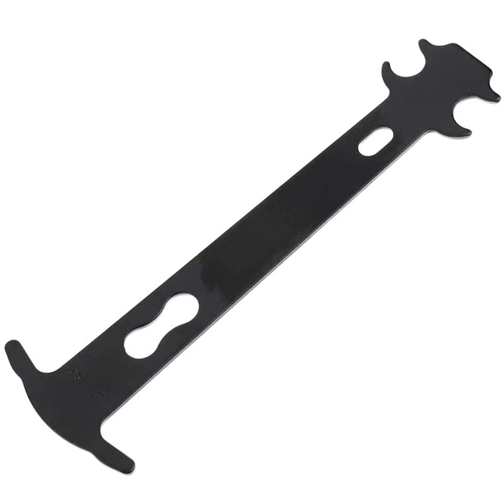 MMOBIEL Bicycle Chain Wear Checker Tool - Accurate Chain Measurement Gauge for All Bike Types (City, E-Bike, MTB, Road & Folding Bikes) - Durable Black Design - Perfect for Bike Maintenance & Cycling Enthusiasts