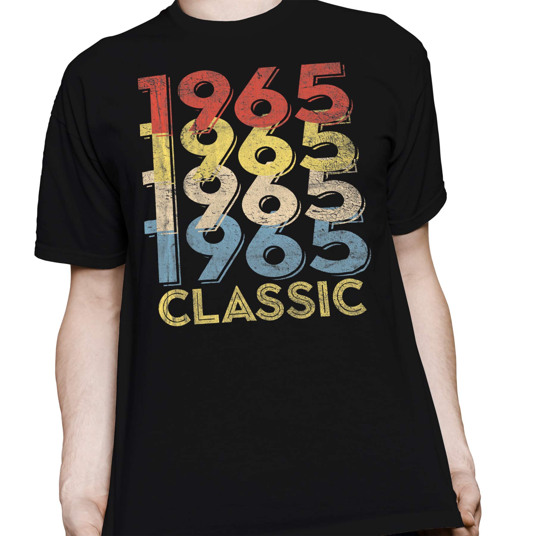 1965 Vintage Retro 60th Birthday Gift T-Shirt for Men - Classic 60 Year Old Birthday Present - Perfect for Milestone Celebrations & Party Outfits