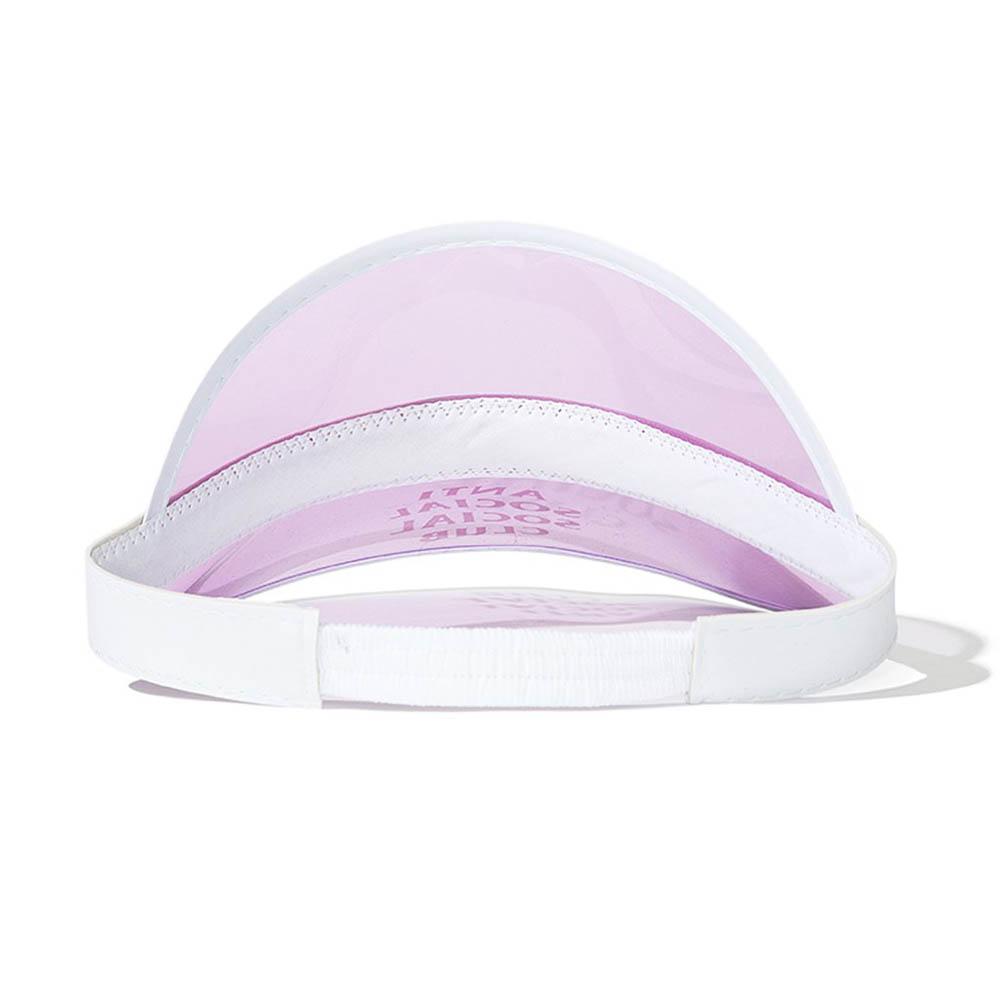 AntiSocialSocialClub BCD Pink Visor - Trendy Adjustable Sun Visor for Men & Women - Perfect for Beach, Sports, and Outdoor Activities