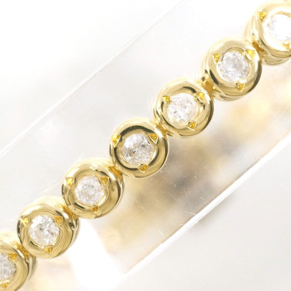 18K Yellow Gold Diamond Bracelet for Women - Elegant & Luxurious Tennis Bracelet - Perfect for Weddings, Anniversaries & Special Occasions