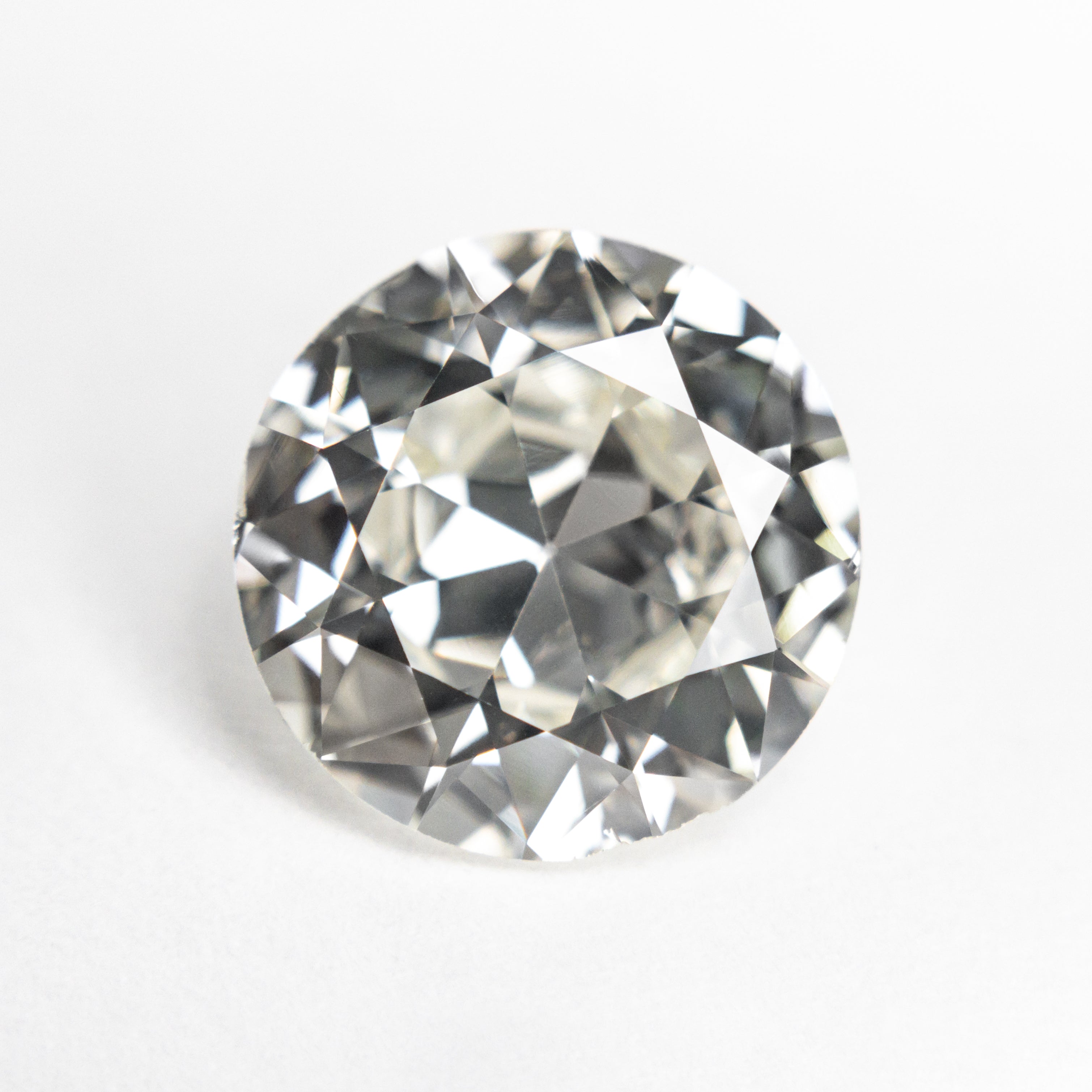 3.65ct GIA Certified VS1 K Color Antique Old European Cut Diamond - 10.59x10.46x5.36mm for Engagement Rings & Vintage Jewelry