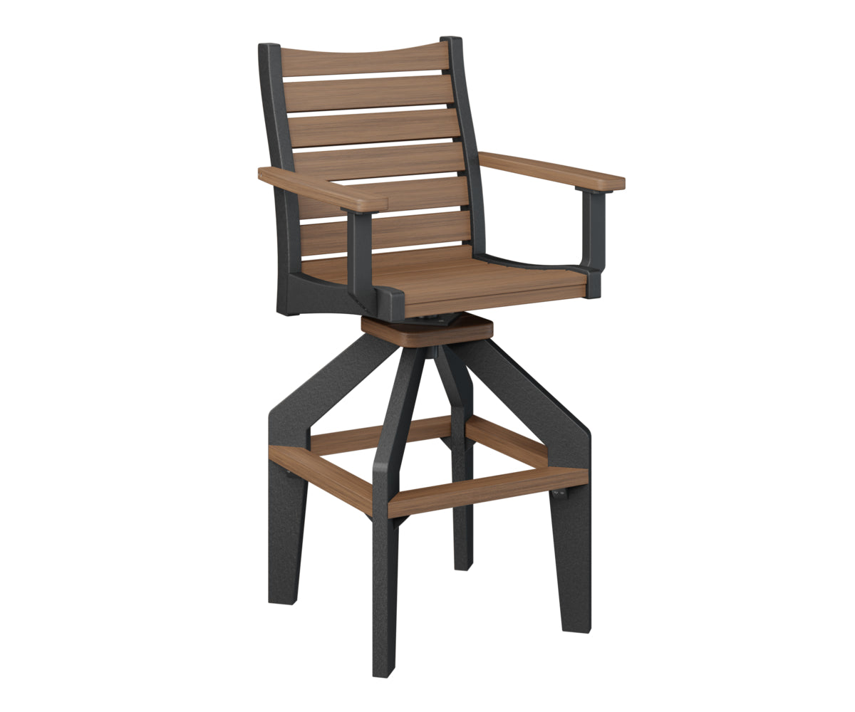 Berlin Gardens Bristol Swivel XT Chair - Heavy Duty Outdoor Patio Dining Chair with 360° Rotation, Weather-Resistant & Comfortable - Perfect for Backyard, Deck, Garden, and Poolside Relaxation