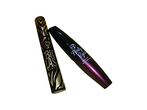 Charis Enterprise W7 Big Lash Flirty Eyes Mascara - Volumizing & Lengthening Mascara Combo for Dramatic Lashes | Perfect for Party, Date Night & Special Occasions