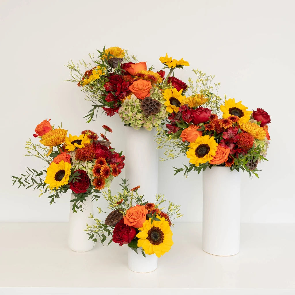 Autumn Dream Flower Centerpiece - Elegant Fall Floral Arrangement for Weddings, Home Decor, and Table Centerpieces | Perfect for Thanksgiving, Halloween, and Seasonal Decorations