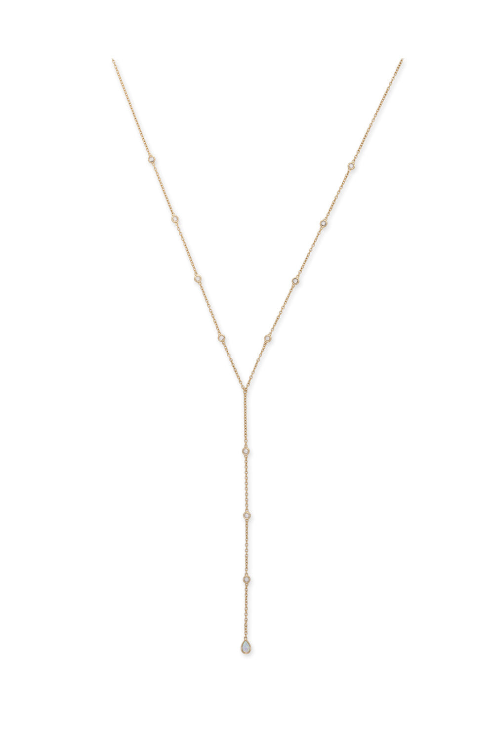 Jacquie Aiche x TOC Lyra Y Necklace - 18K Gold Plated Layered Chain Pendant for Women | Perfect for Everyday Wear, Date Nights & Special Occasions