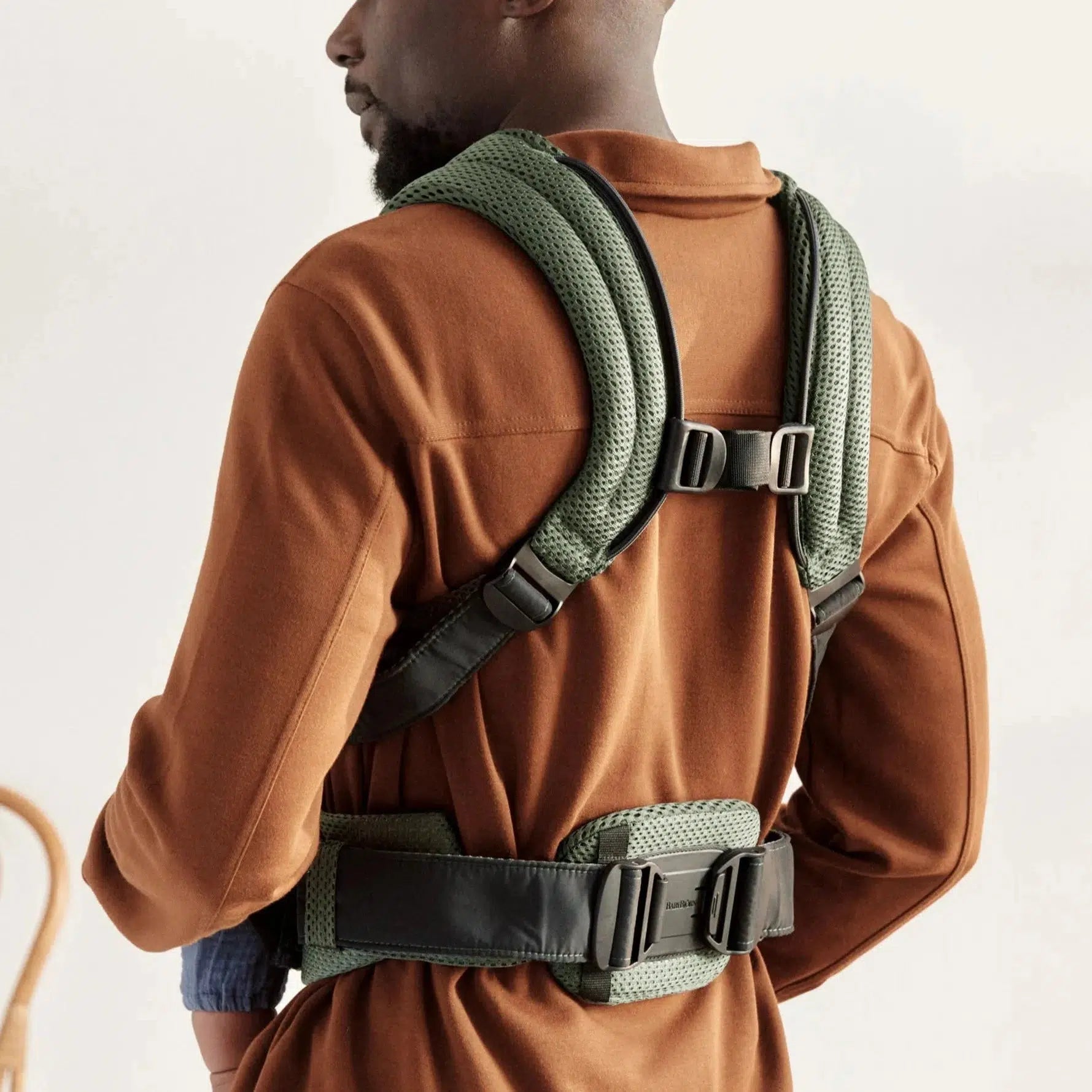 Baby Bjorn Baby Carrier Harmony - Dark Green 3D Mesh, Ergonomic Infant Carrier for Newborn to Toddler (0-24 Months), Hands-Free Baby Wearing for Parents, Perfect for Hiking, Shopping & Daily Use