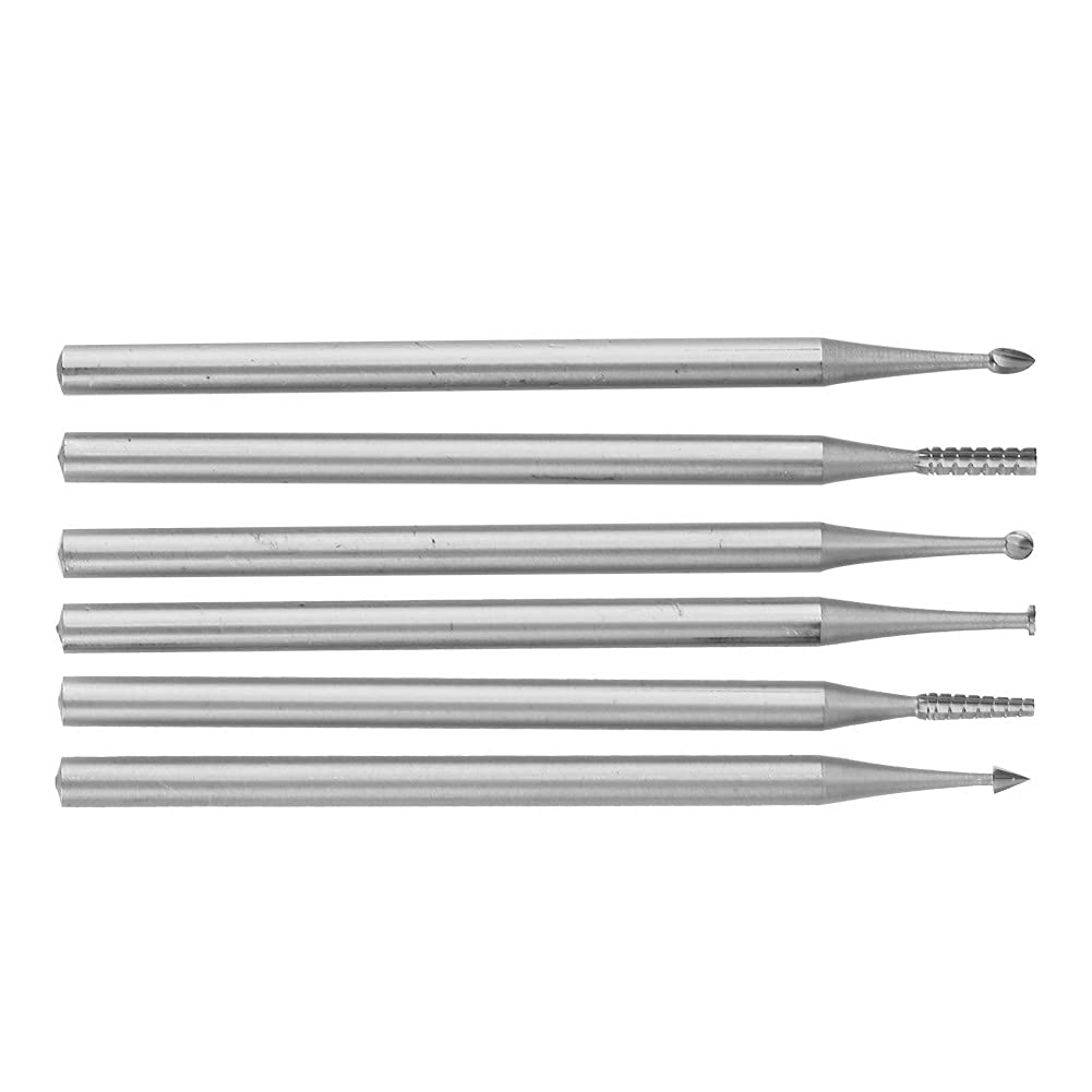 Premium Tungsten Steel Wood Carving Tools Set - 2.35mm Micro Sculpture Knife for Engraving, DIY Woodworking & Jewelry Making - Compatible with Die Grinder Drills - Perfect for Detailed Carving, Craft Projects & Home Decor Creations