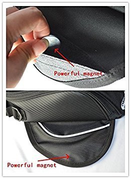 **Waterproof Magnetic Motorcycle Tank Bag with Clear GPS/Phone Window - Compatible with Yamaha FJR 1300 (2003) - Perfect for Long Rides & Adventure Touring**