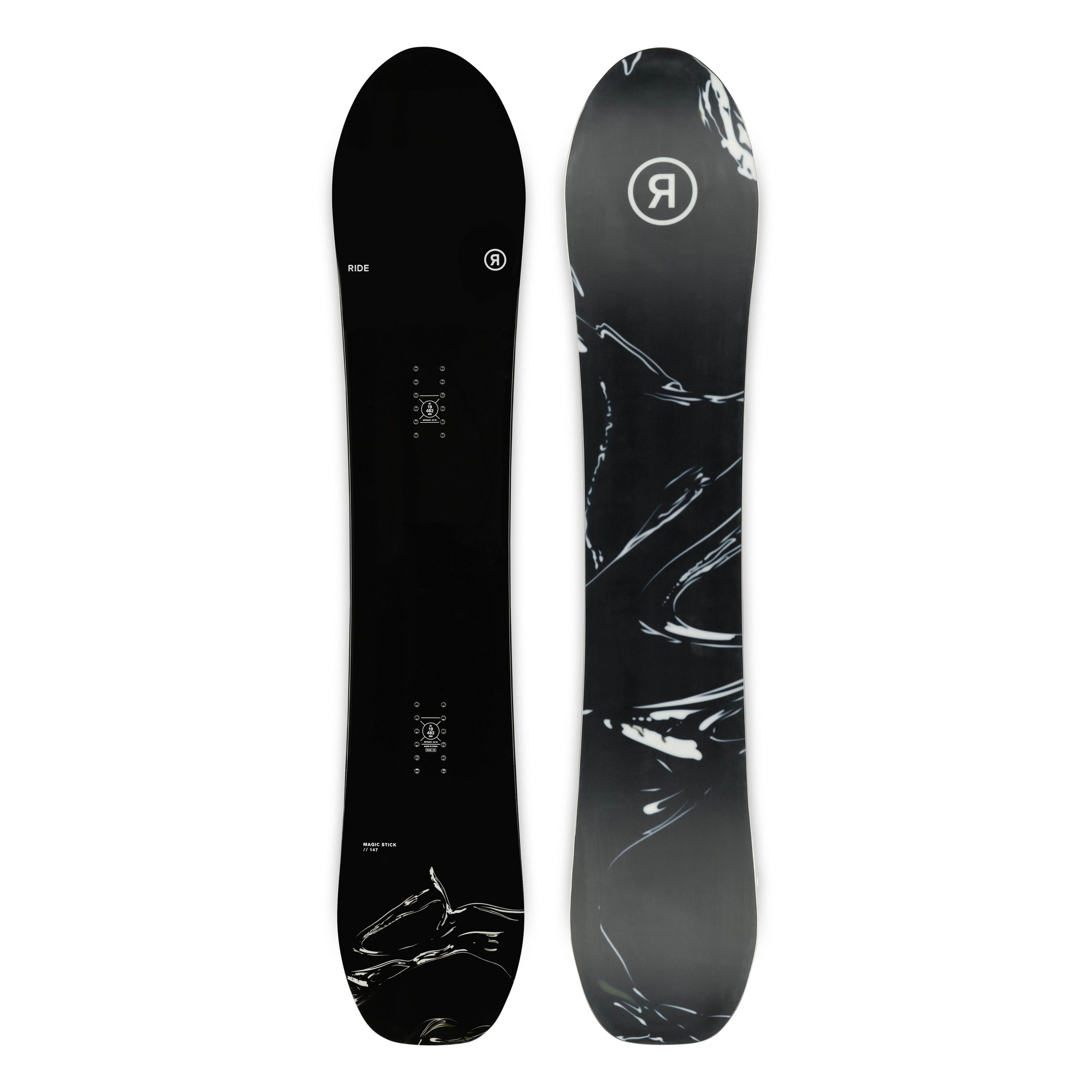 2025 Ride MAGIC STICK Snowboard - Premium All-Mountain Freestyle Snowboard for Men & Women | Perfect for Park, Powder & Freeride Adventures