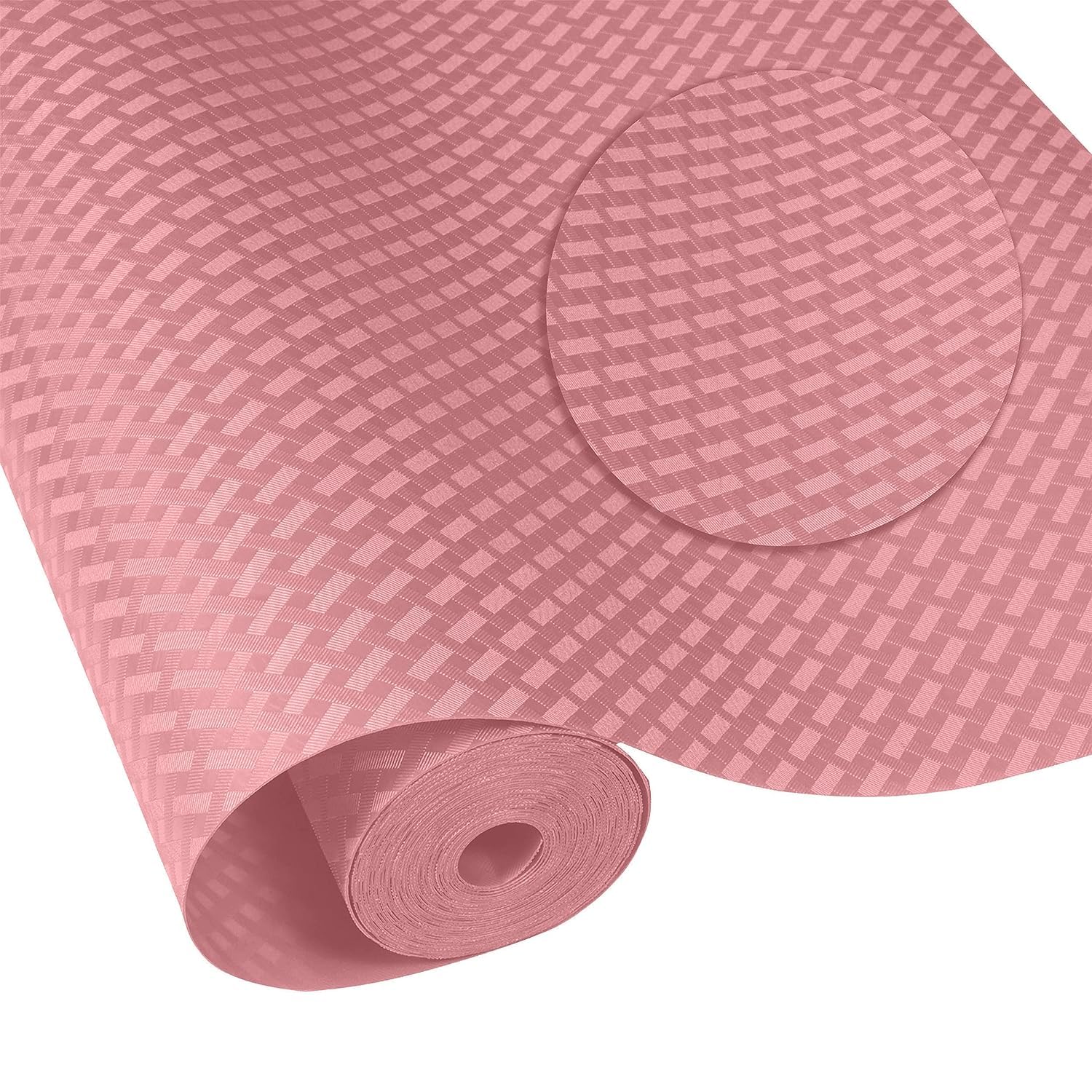 GripEasy 45 cm x 4 m Peach Food Grade EVA Multipurpose Shelf Liner Roll - Non-Slip Kitchen Drawer Mat, Cabinet Liner, Dining Table Protector, Wardrobe Shelf Cover (Peach Texture) - Perfect for Kitchen, Pantry, Office & Home Organization