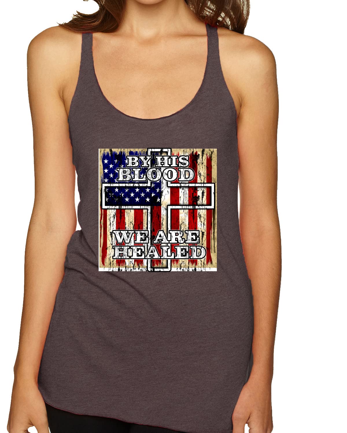 Inspirational Christian Tri-Blend Tank Top - Gym & Church Wear