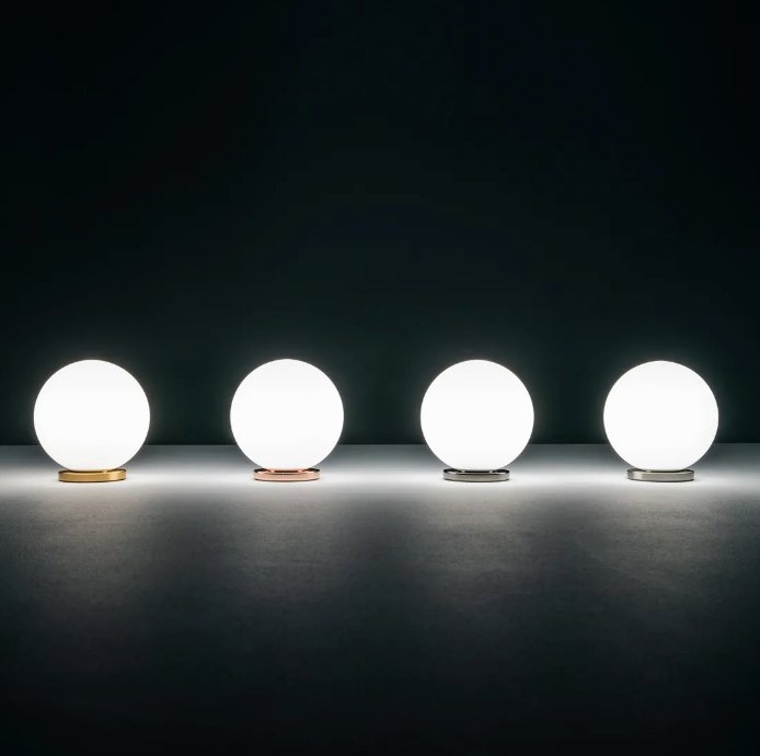 FontanaArte Pallina Modern Table Lamp - Stylish Bedside & Living Room Lighting for Home Decor