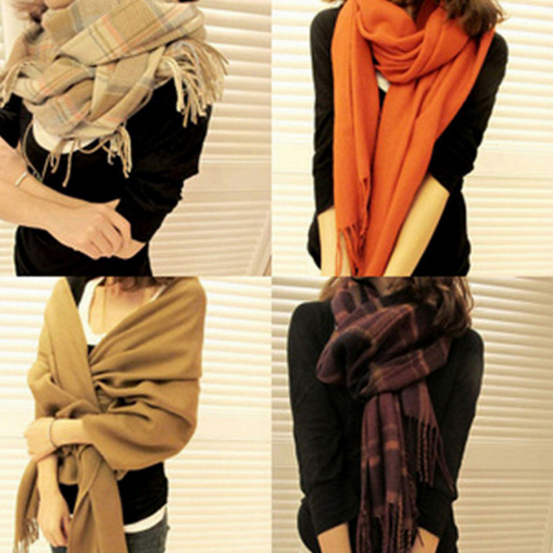 Luxury Cashmere Scarf for Women - Soft Winter Wrap Shawl - Perfect for Cold Weather, Office & Evening Outfits