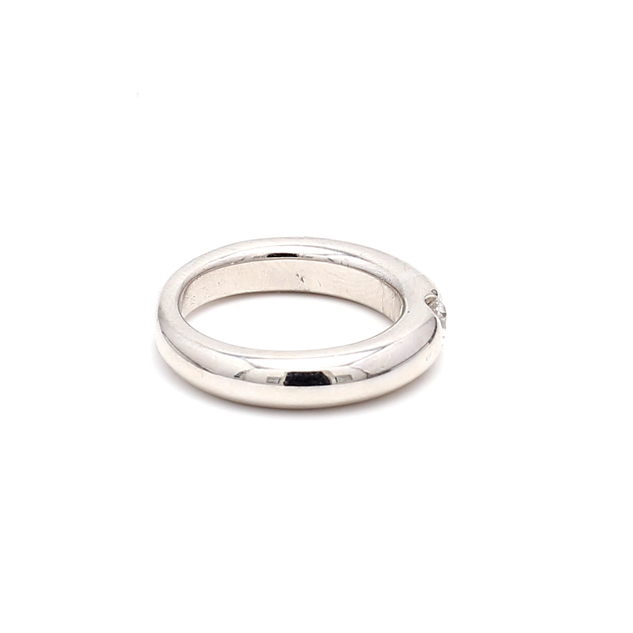 Cartier 0.35 Carat Round Brilliant F VS1 Diamond Platinum Engagement Ring for Women - Perfect Proposal Gift & Wedding Jewelry for Brides, Anniversaries & Special Occasions