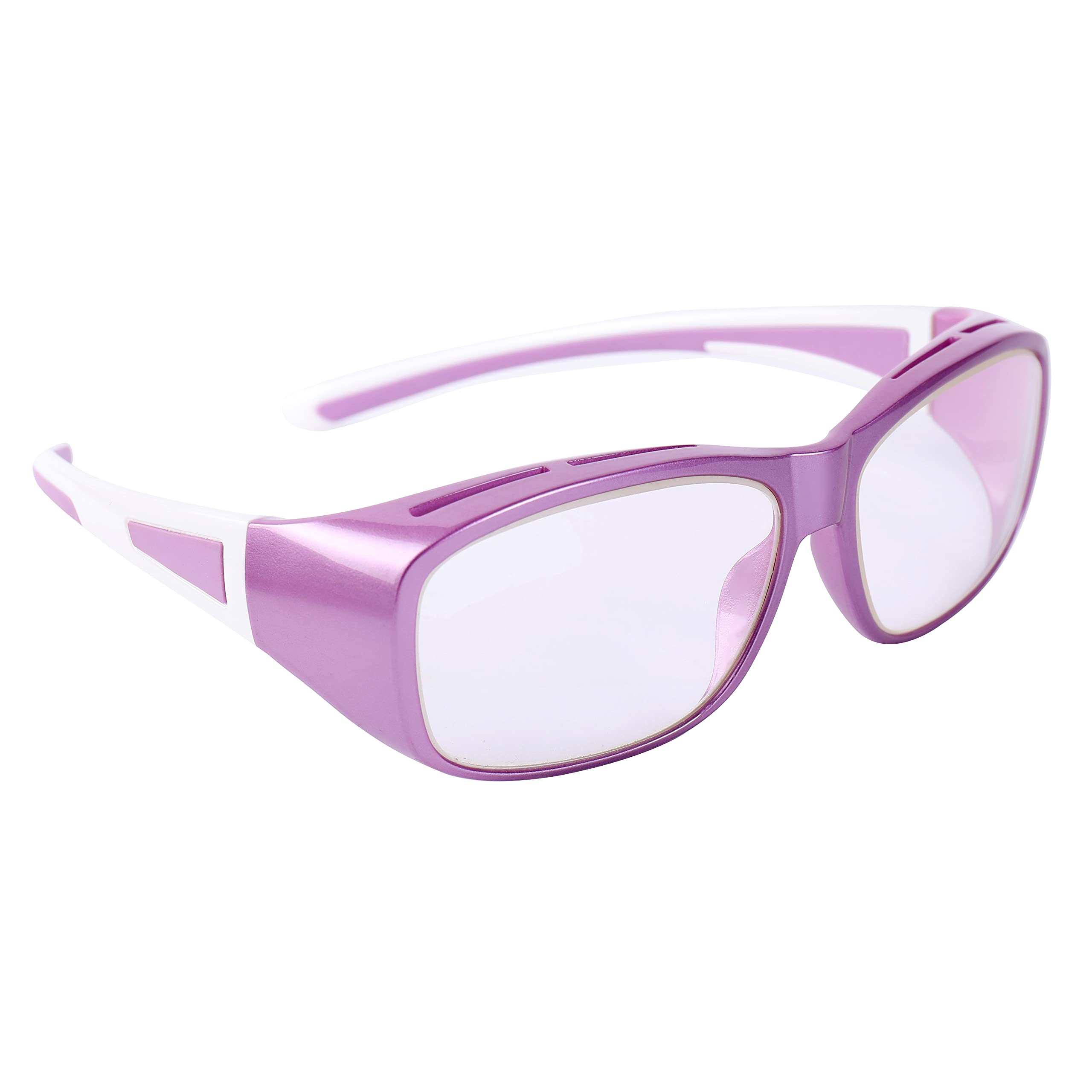 0.75mm Lead X-Ray Safety Glasses with 0.75mm Pb Protection - Purple Lens (2.4x2.4x6.4 inches) for Dental, Medical & Industrial Radiation Shielding