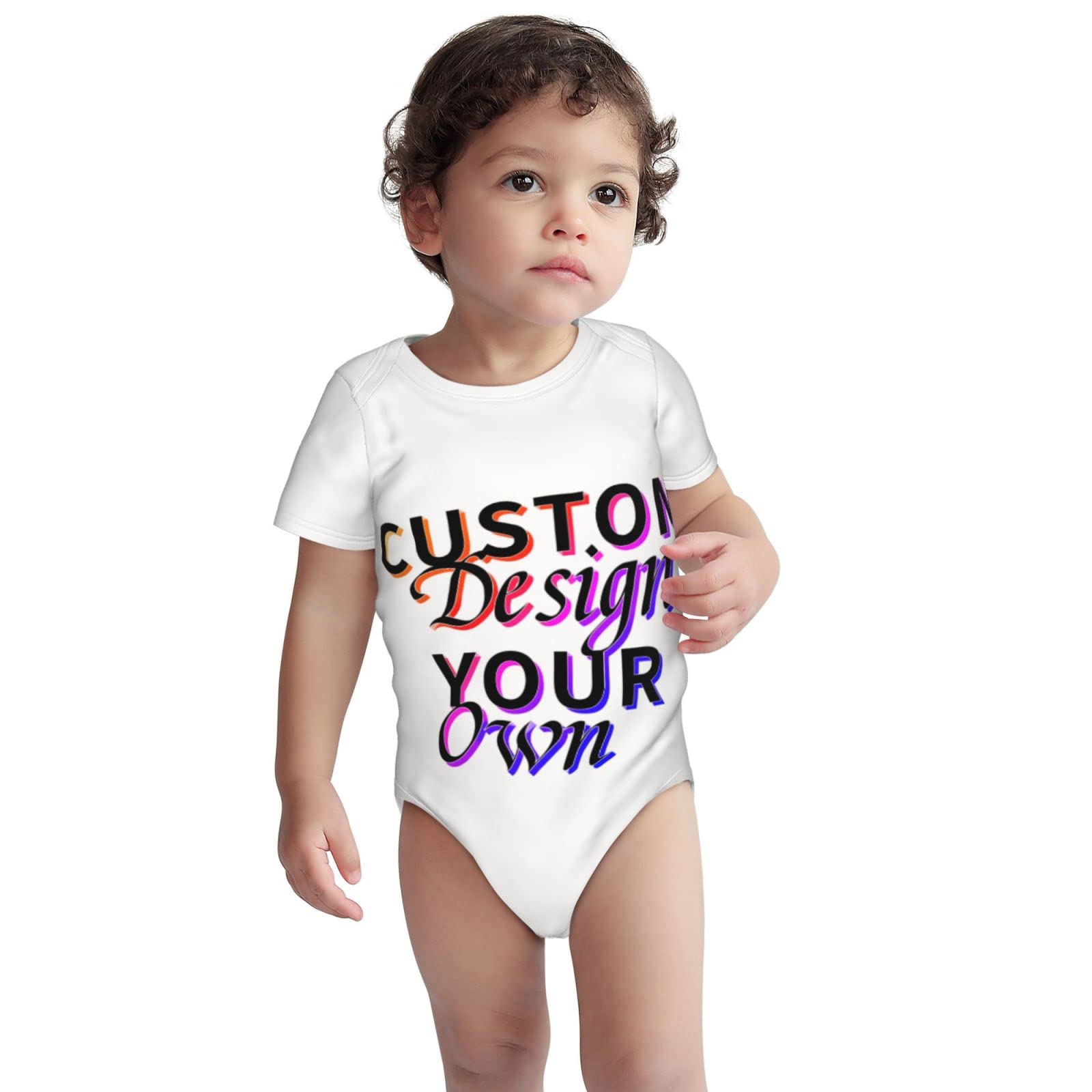 Personalized Baby Onesies 0-3 Months | Custom Newborn Girl Outfits | Cute & Soft Infant Bodysuits for Photo Shoots, Birthday Gifts & Everyday Wear