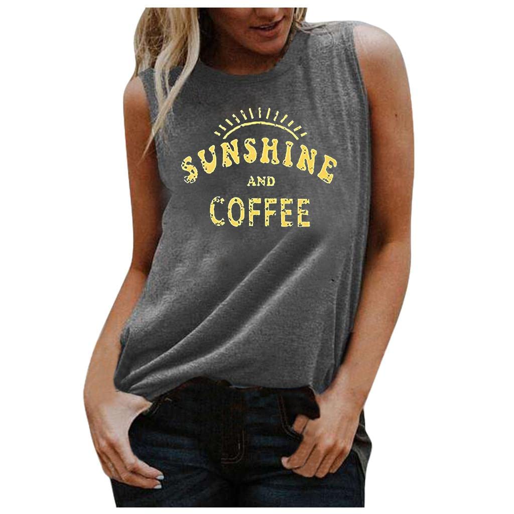 FABIURT Women's Cute Casual Summer Graphic Tank Tops - Sleeveless Loose Fit Tee Shirts for Women | Perfect for Beach, Vacation & Everyday Wear