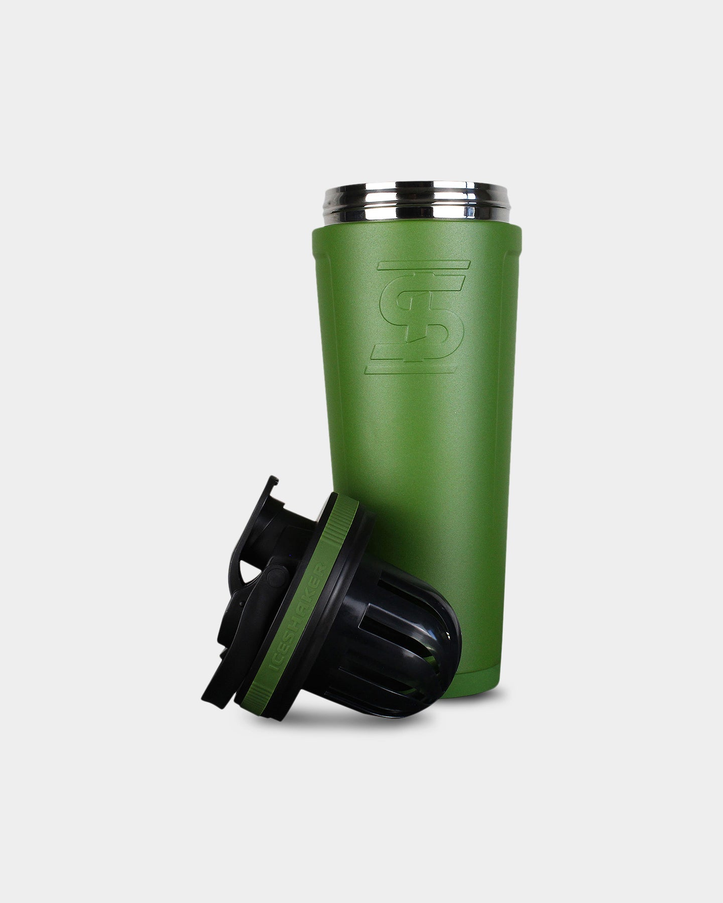 36oz Ice Shaker Protein Shaker Bottle - Leak Proof Workout Water Bottle for Gym, Fitness & Sports | BPA Free, Insulated Stainless Steel Shaker Cup for Protein Drinks & Smoothies