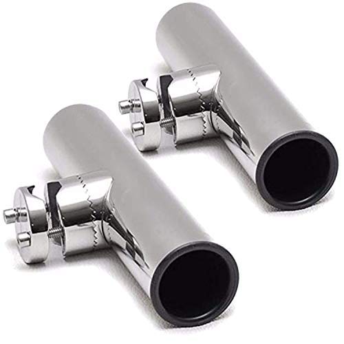 Premium Stainless Steel Fishing Rod Holder with Adjustable Clamp (7/8